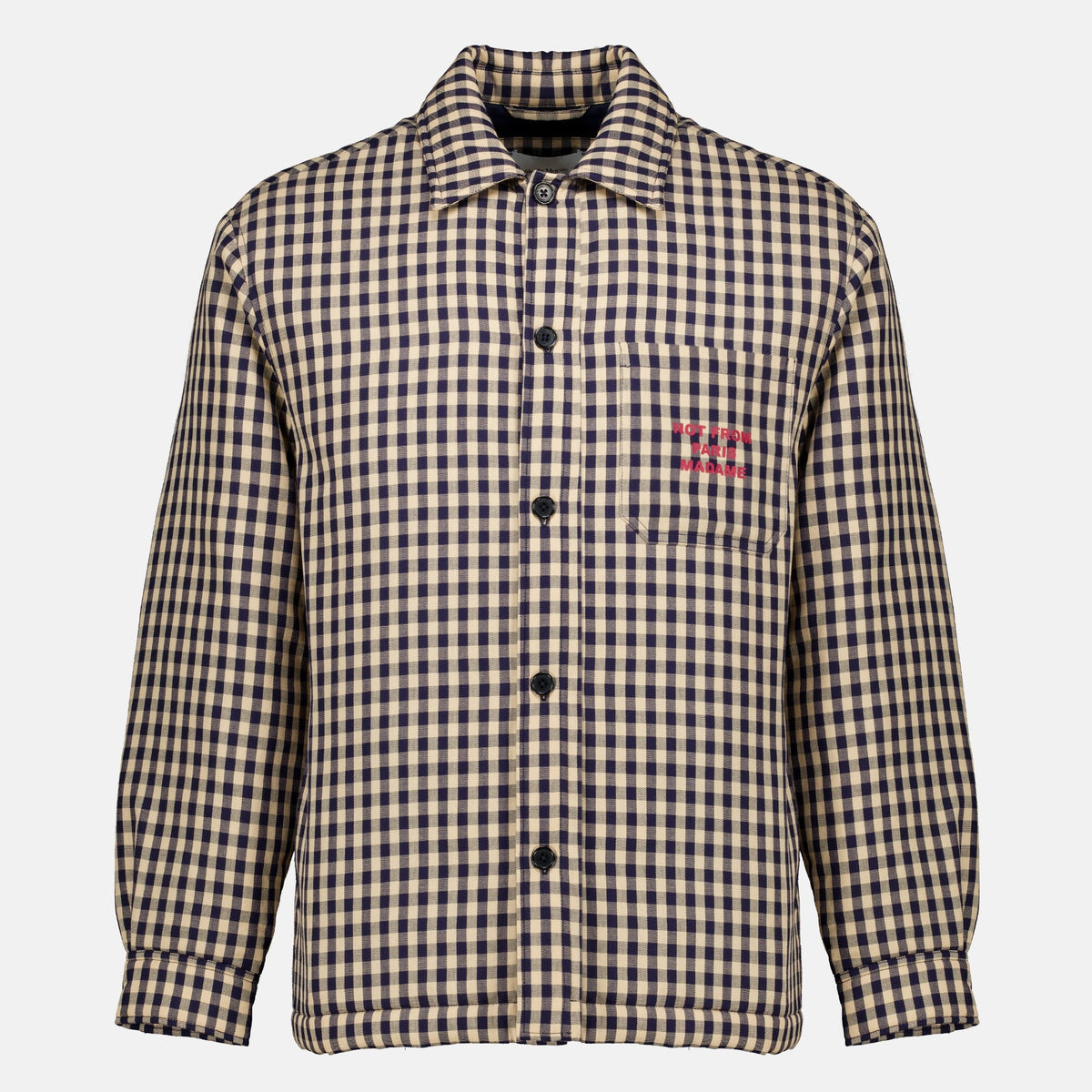Plaid Brown Overshirt - Drôle de Monsieur