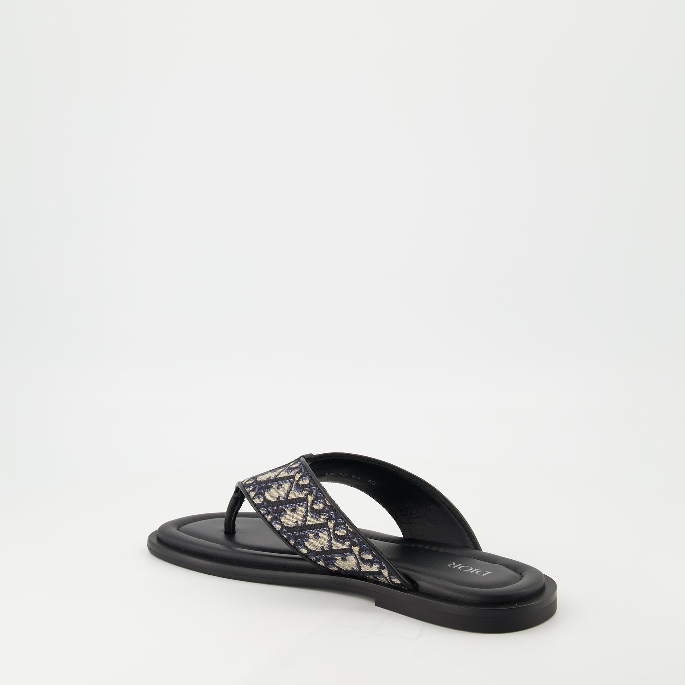 Dior Alias sandals, slip-on sandals, Dior Oblique pattern, men’s footwear, summer sandals