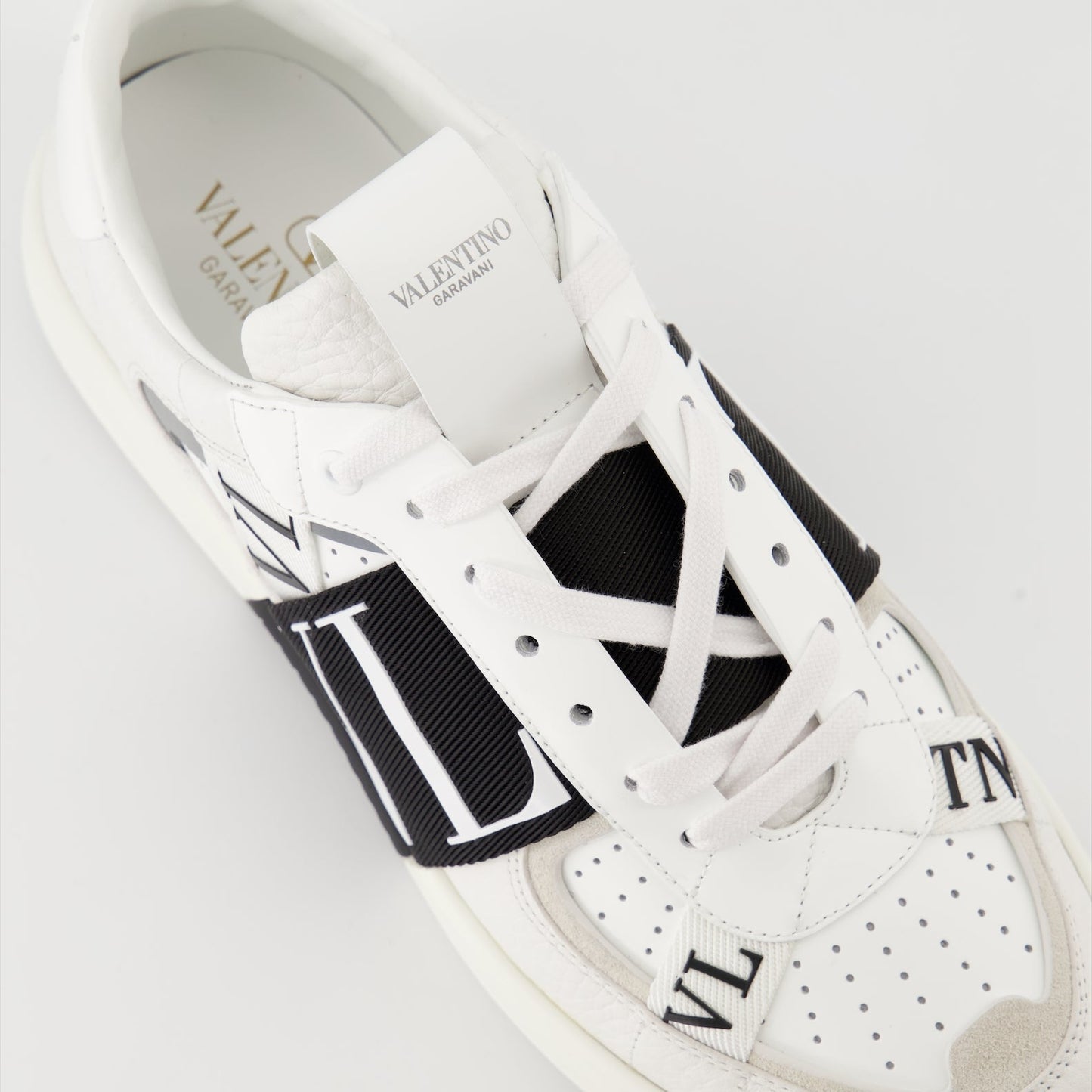 VLTN sneakers, Valentino Garavani, white leather sneakers, luxury ready-to-wear, designer shoes