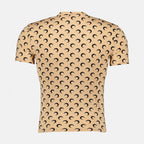 Image of Moon Jersey Top Beige by Marine Serre for Unisex - Season Autumn-Winter 2025 - Product detail view 1