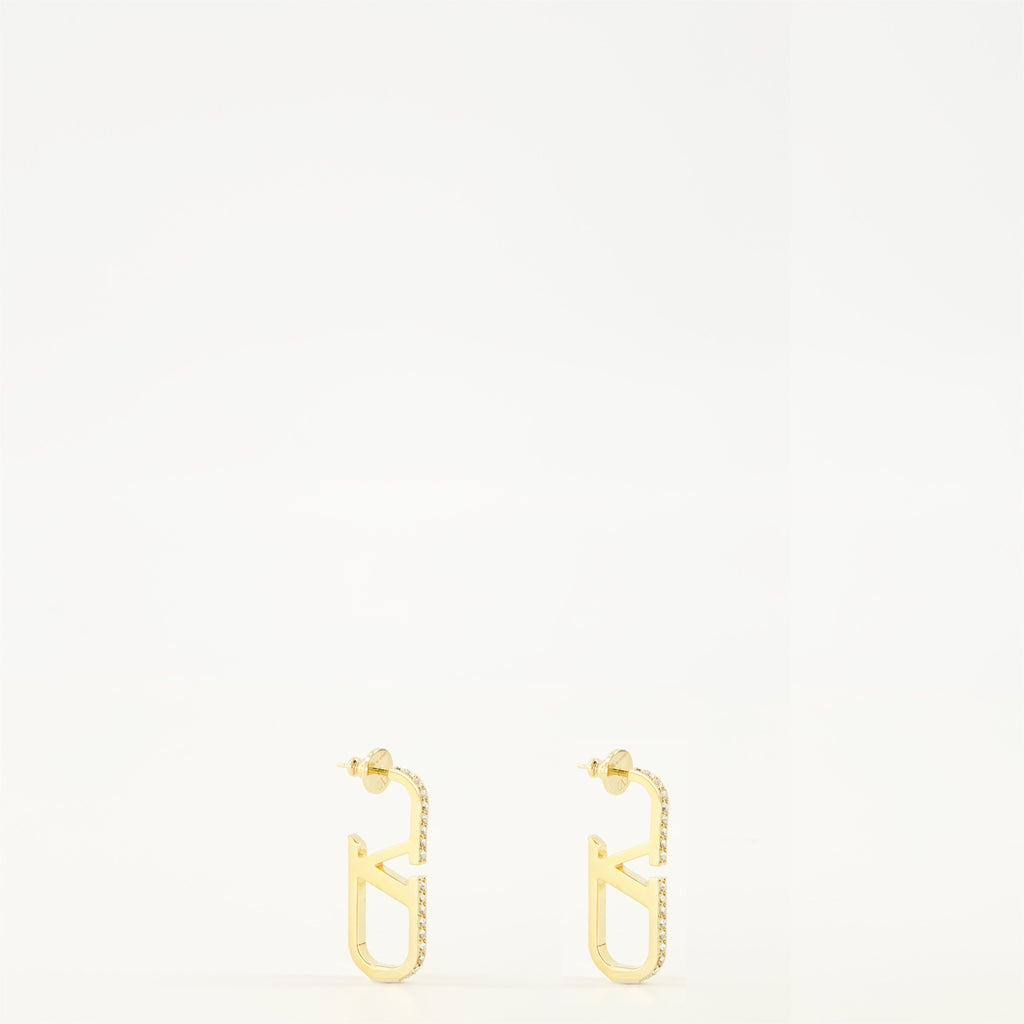 Vlogo Earrings with Swarovski® Crystals