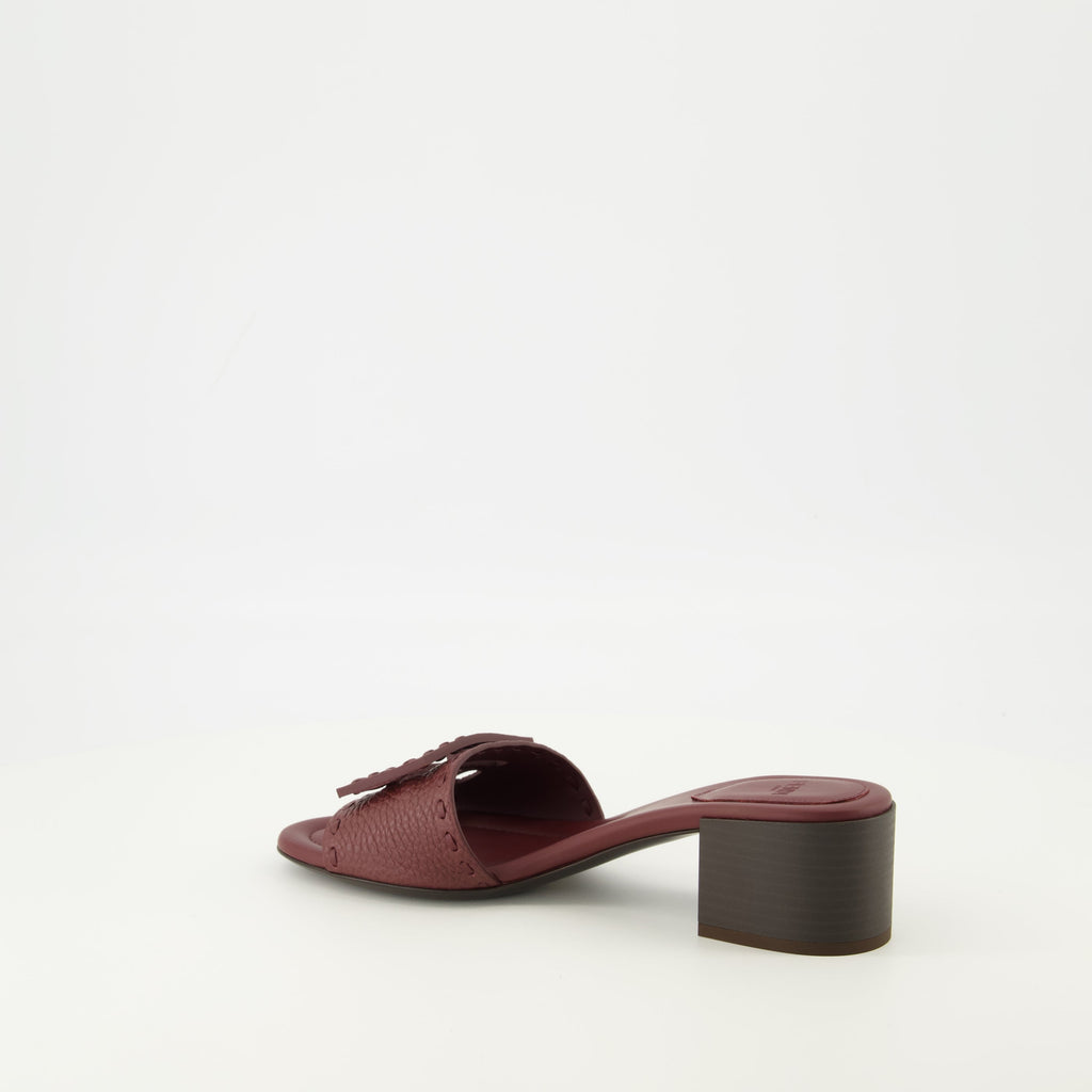 Bordeaux Baguette Heeled Sandals