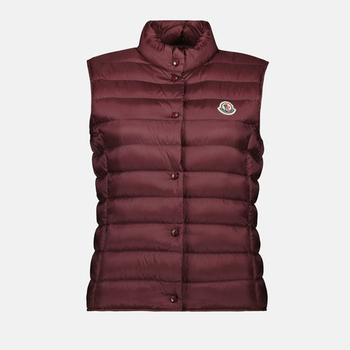 Bordeaux Sleeveless Puffer Jacket