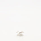 Ovalette Ring, Valentino Garavani, VLogo Signature, Swarovski Crystals, Rhodium Finish