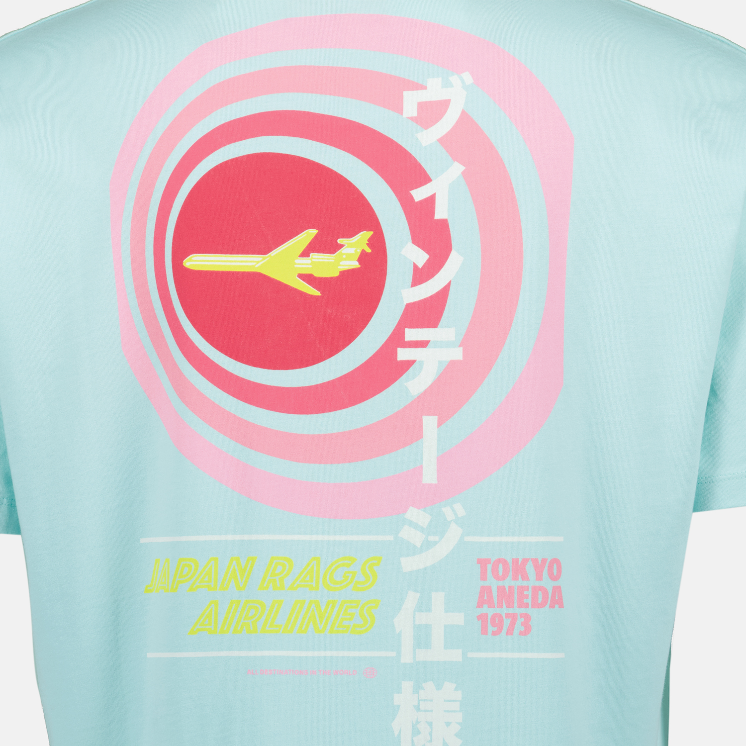 Hinata T-shirt, blue cotton t-shirt, casual wear, Spring-Summer collection, men's fashion