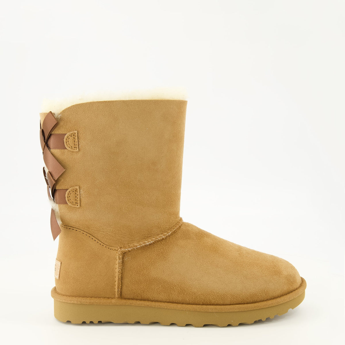 Botas Bailey Bow II em pele de borrego
