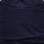Image of Navy Blue Hooded Sweatshirt by Ami PARIS for Unisex - Season Spring-Summer 2025 - Detail View 8
