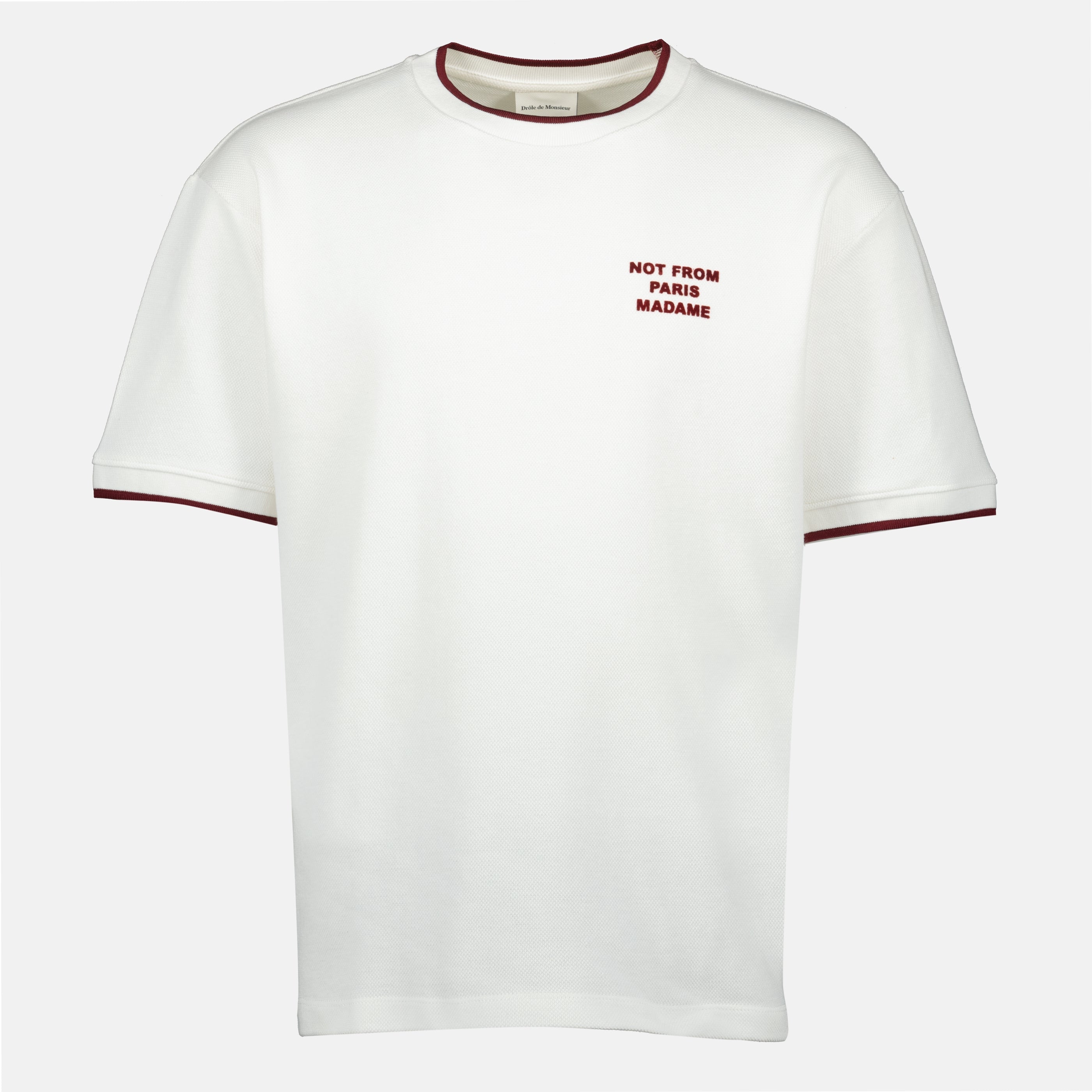 slogan pique t shirt drole de monsieur men 15240981938556