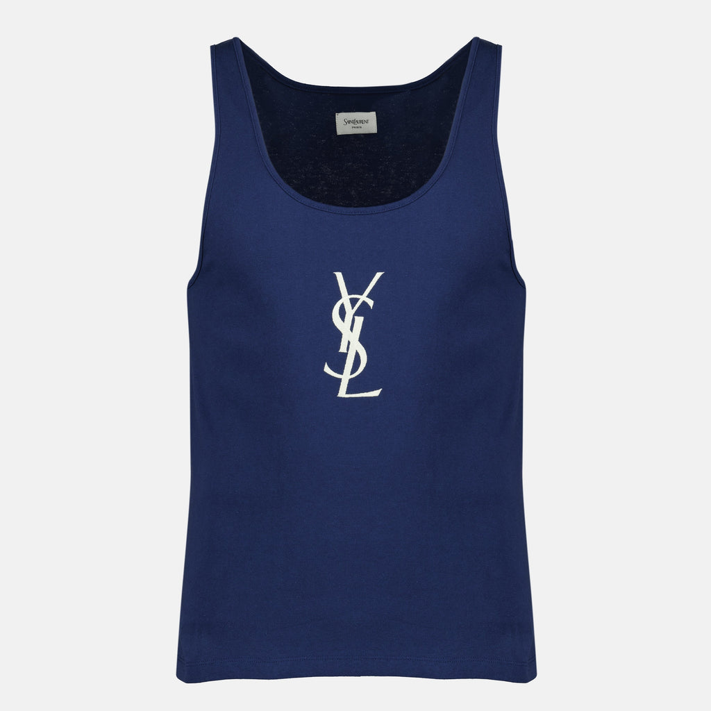 Bilde av Cassandre tanktop fra Saint Laurent for menn - Sesong Vår-Sommer 2026 - Frontvisning