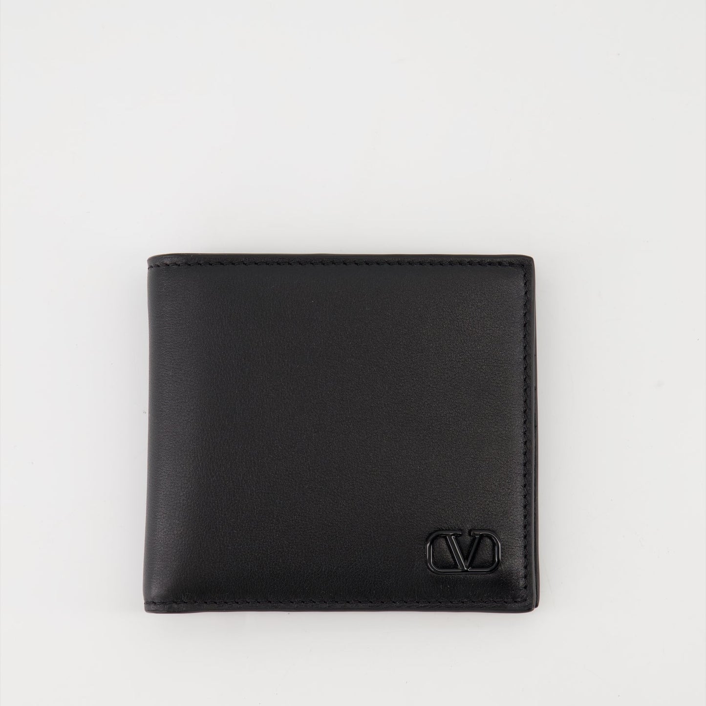 Valentino Garavani, VLogo Leather Wallet, luxury accessories, black wallet, premium leather wallet