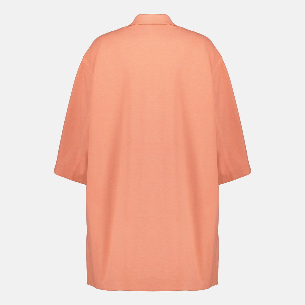 Immagine del cappotto in cotone piqué di Prada per donne - Stagione Primavera-Estate 2026 - Vista posteriore