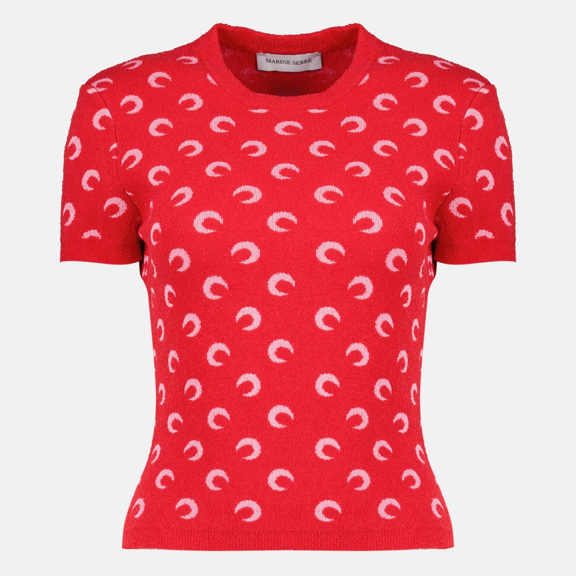 Striped Logo T-Shirt - Marine Serre - Women | WE IN STYLE