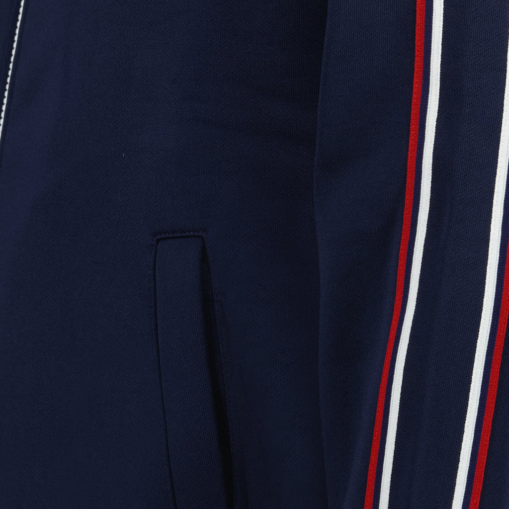 Image of Tracksuit Fleece Jacket by Saint Laurent for Men - Season Spring-Summer 2026 - Detail View 2