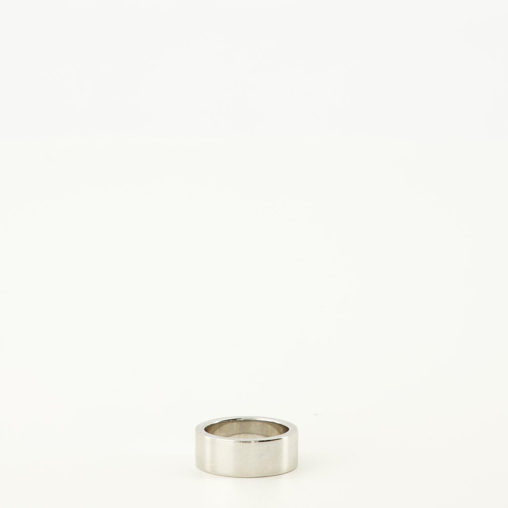 Imagen del Anillo Numérico de Plata de Mm6 para Mujeres - Temporada Primavera-Verano 2026 - Vista Posterior