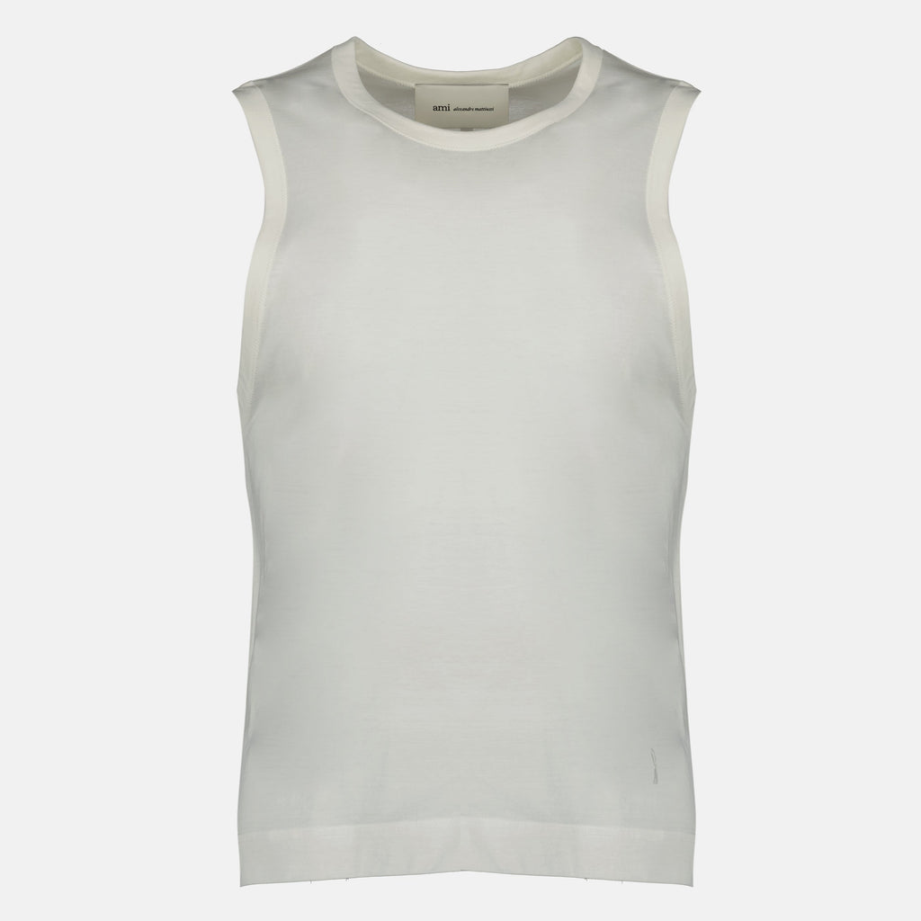 Débardeur en Coton Blanc