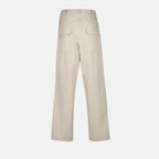 Image of Tailored Pleated Trousers by Moschino for Women - Season Spring-Summer 2025 - Back View