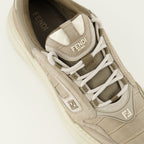 Immagine delle sneaker Fendi Force Grey di Fendi per uomo - Stagione Autunno-Inverno 2025 - Vista dettagliata dall'alto