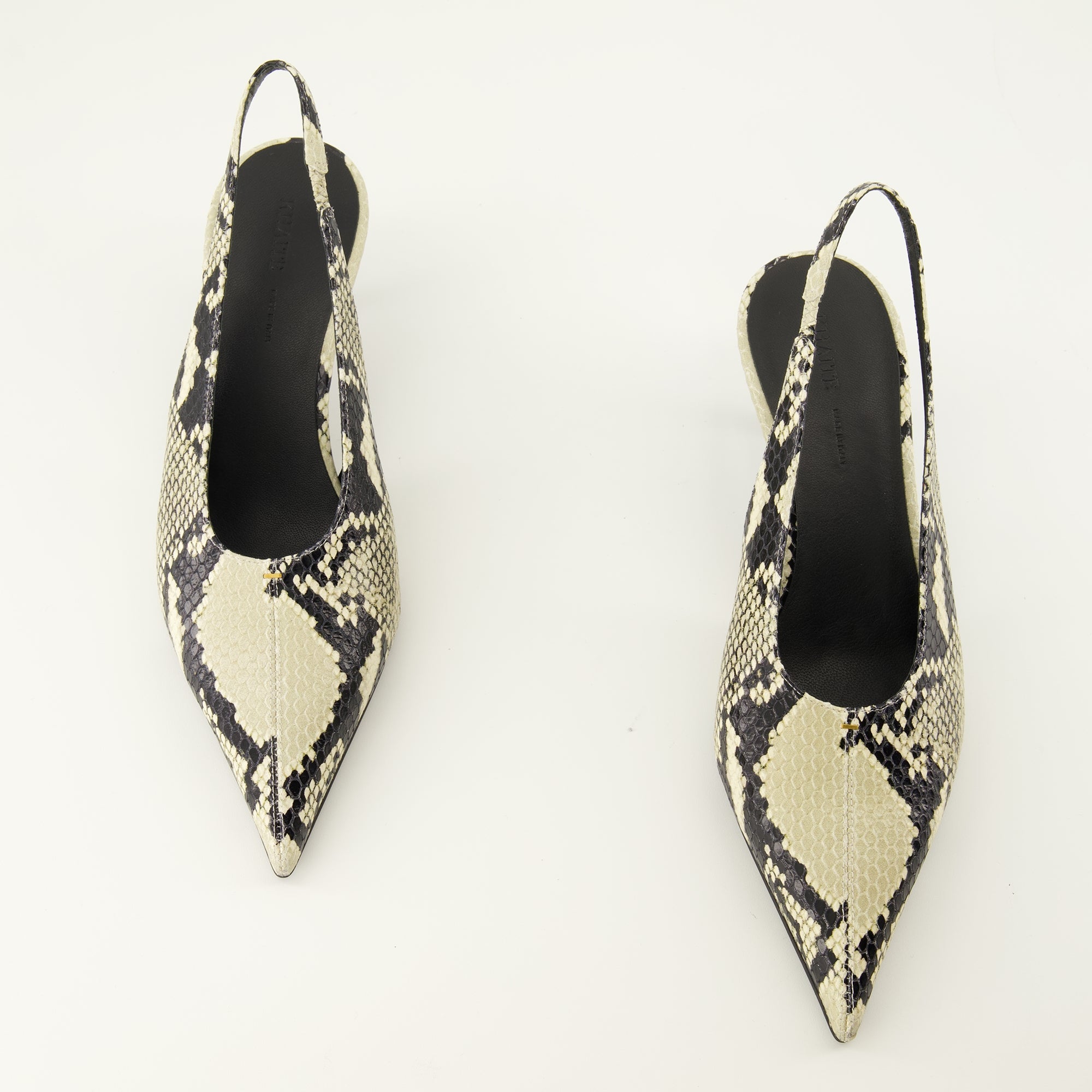 Zapatos de Tacón Bajo Bella Efecto Pitón