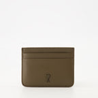 Image of Ami de Coeur Card Holder by Ami PARIS for Unisex - Season Autumn-Winter 2025 - Front View