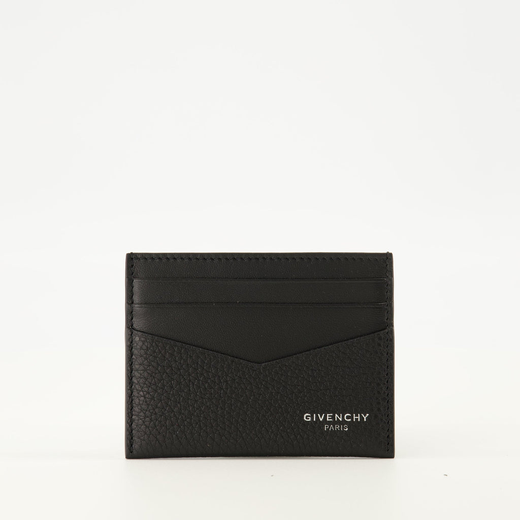 leather cardholder, Givenchy accessories, black cardholder, luxury wallet, men's accessories
