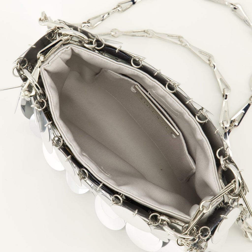 le sac sparkle nano argente rabanne women 15518526144892