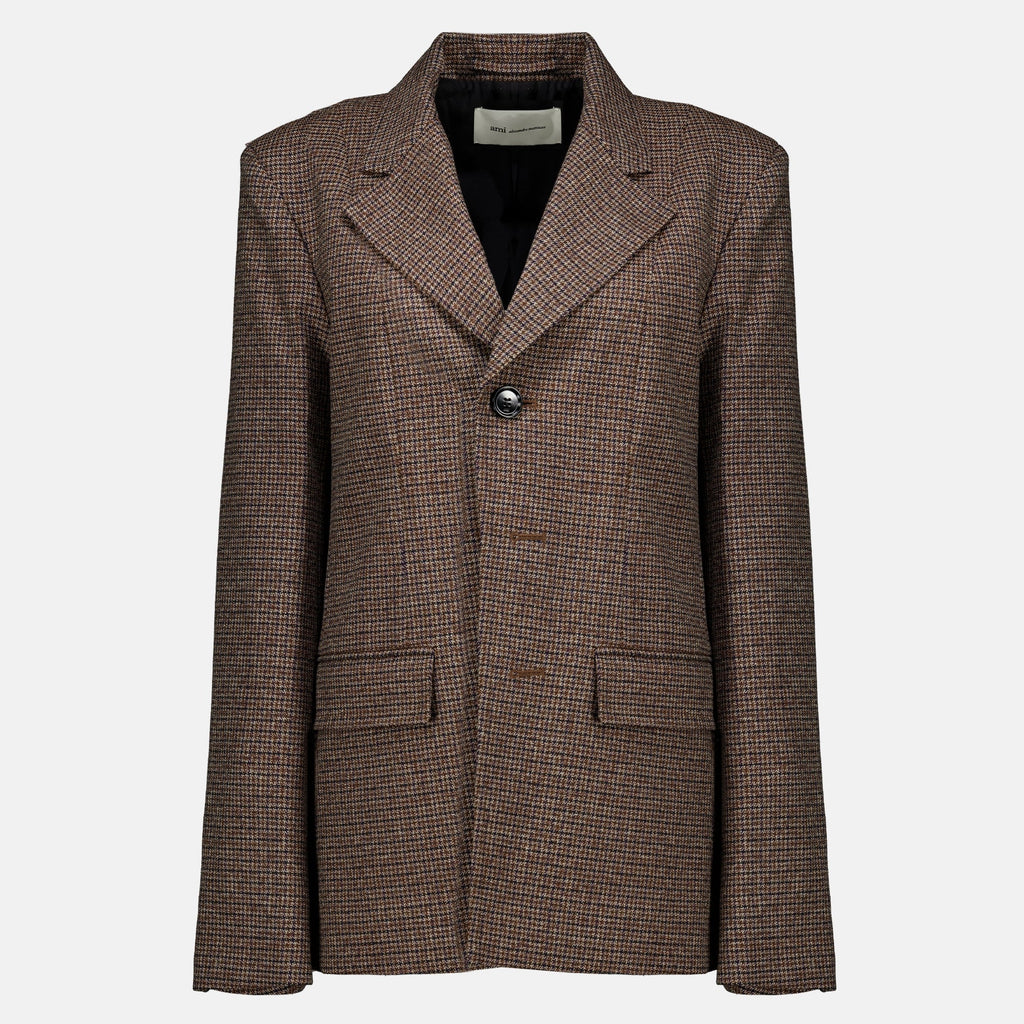 Hahnentritt Wollblazer