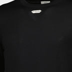 Image of Black Wool Sweater by Dior for Men - Season Autumn-Winter 2025 - Detail View 1