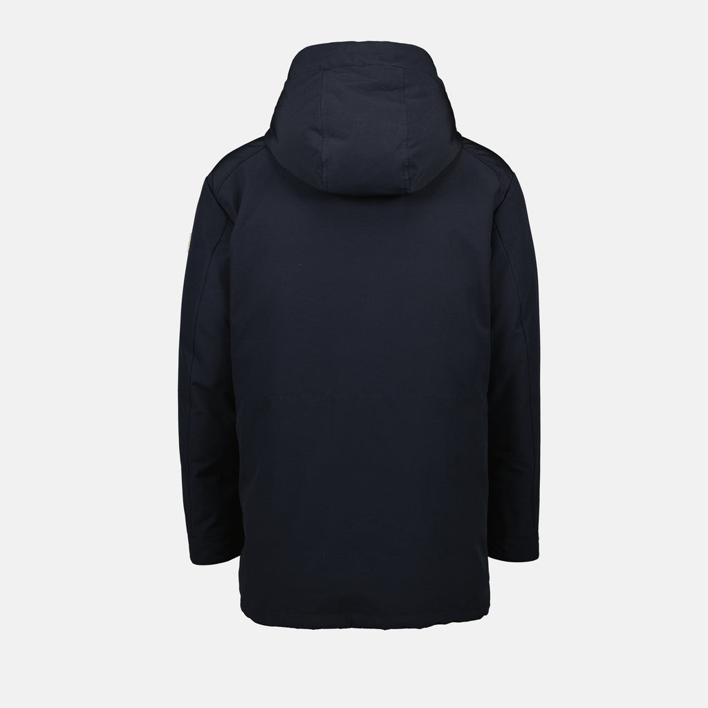 Reversible jacket, Cotton jacket, Quilted jacket, Blue jacket, Moncler jacket