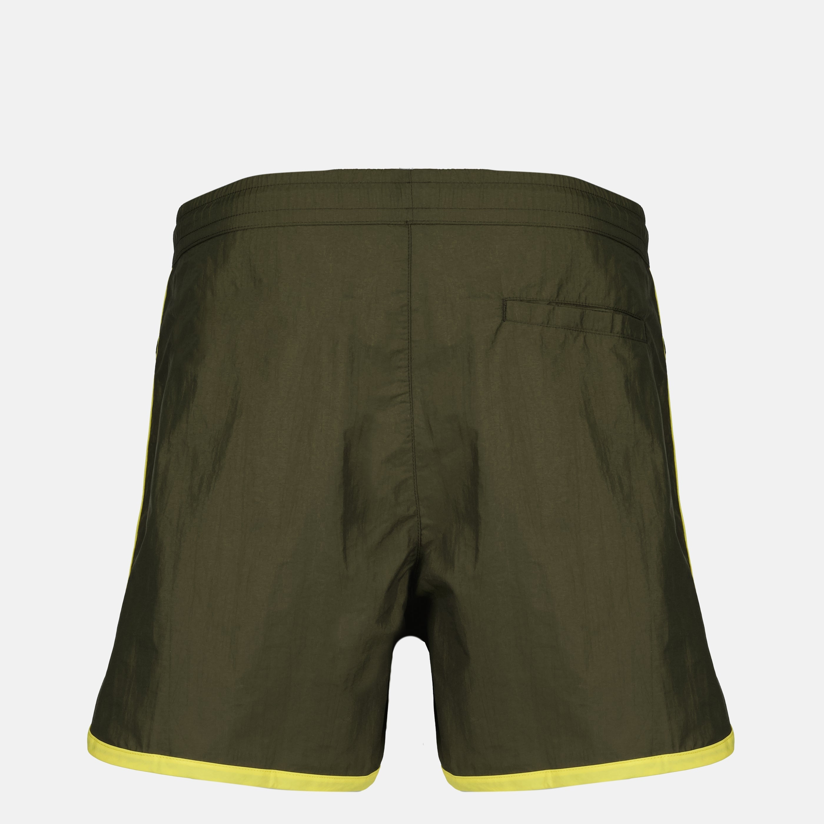 Kaki Palm Tree Swim Shorts