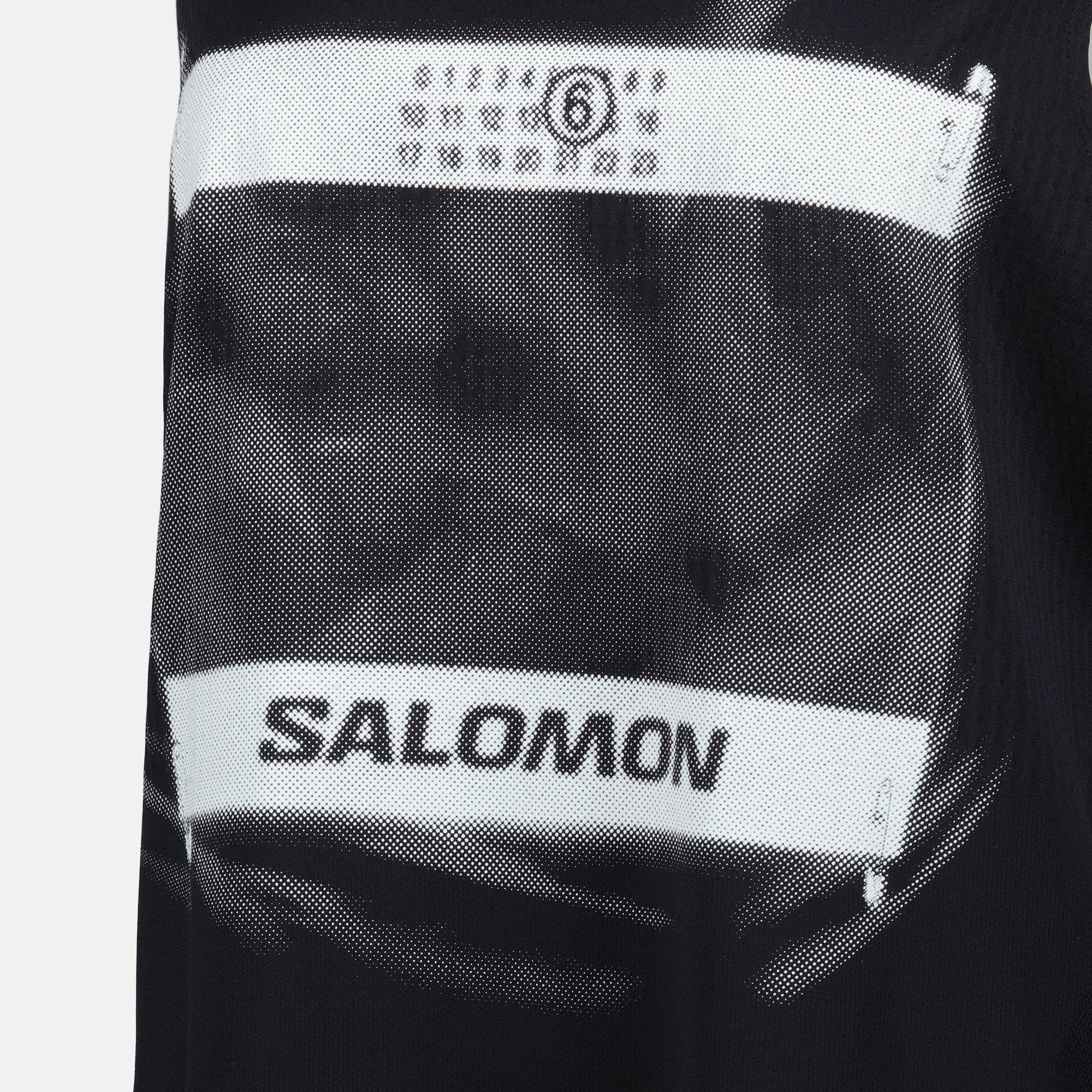 sport tank top, MM6 x Salomon, nylon top, Spring-Summer 2025, printed logo