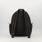 Ami de Coeur Backpack, Black Backpack, Water-Resistant Nylon Bag, Adjustable Straps, Practical Everyday Backpack