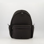 Ami de Coeur Backpack, Black Backpack, Water-Resistant Nylon Bag, Adjustable Straps, Practical Everyday Backpack