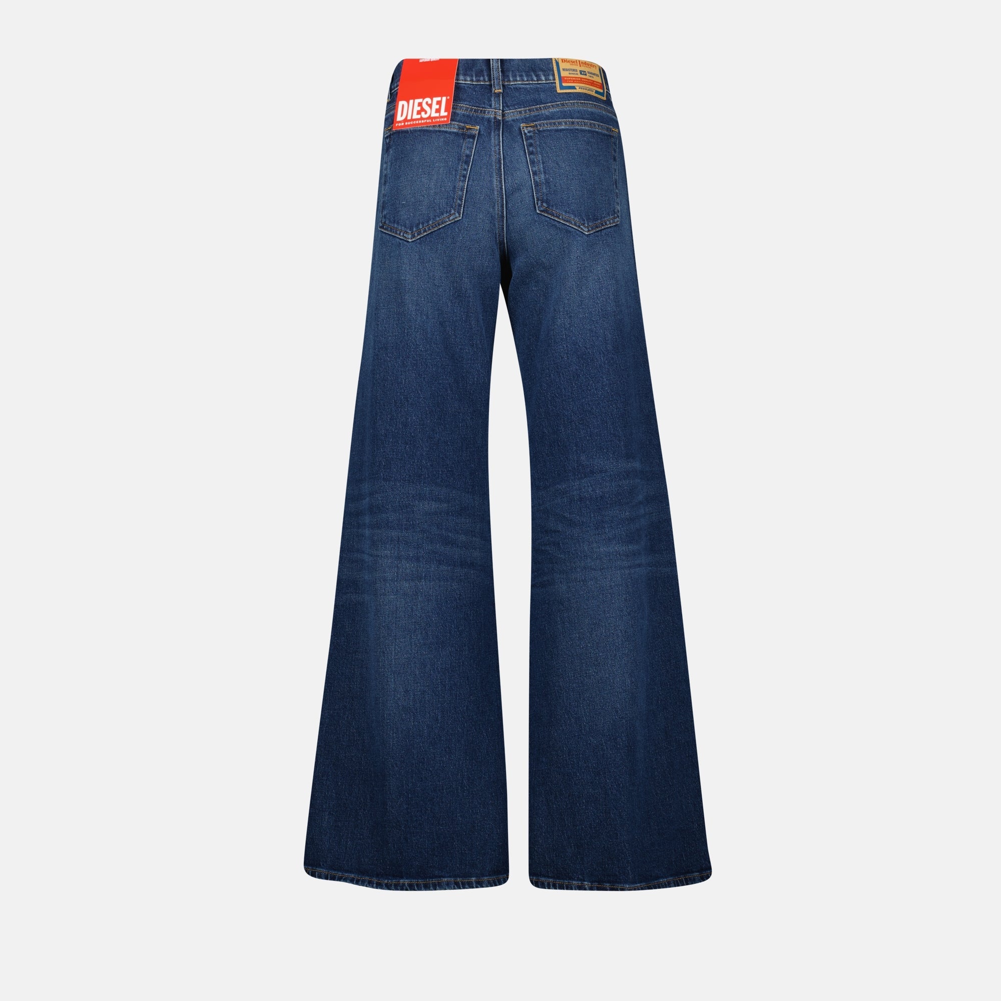 D-Akemi Jeans, Diesel Jeans, High Waist Denim, Relaxed Fit Jeans, Luxury Ready-to-Wear