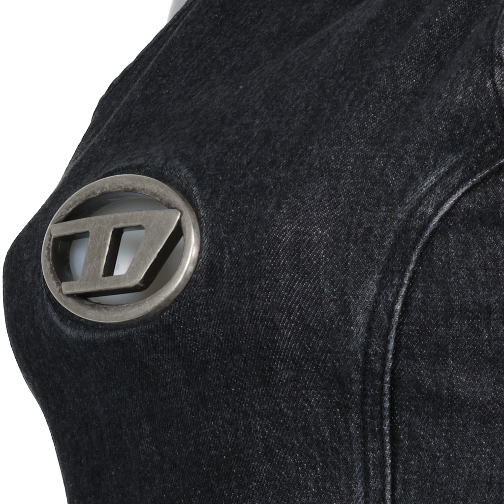 ミニデニムドレス