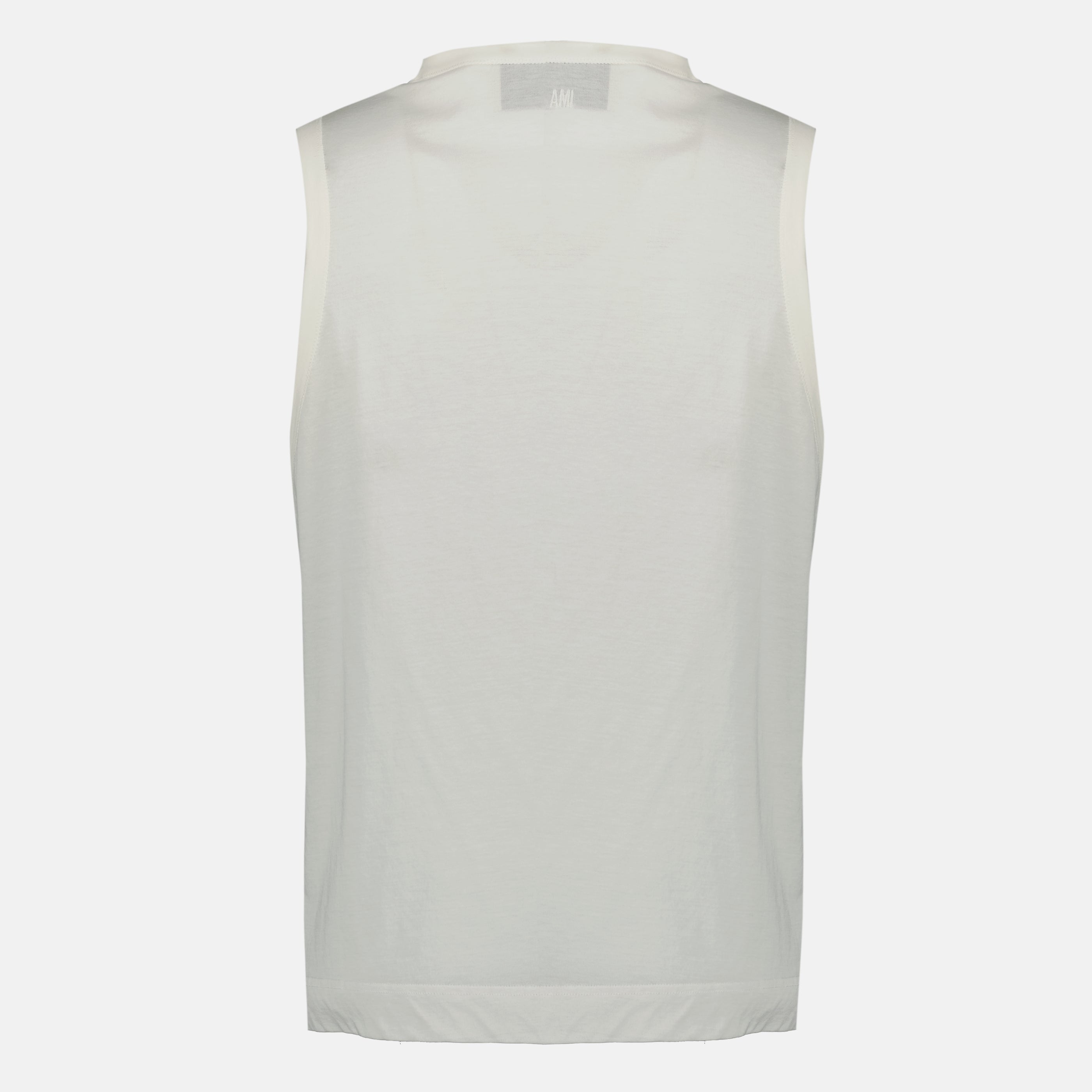 White Cotton Tank Top