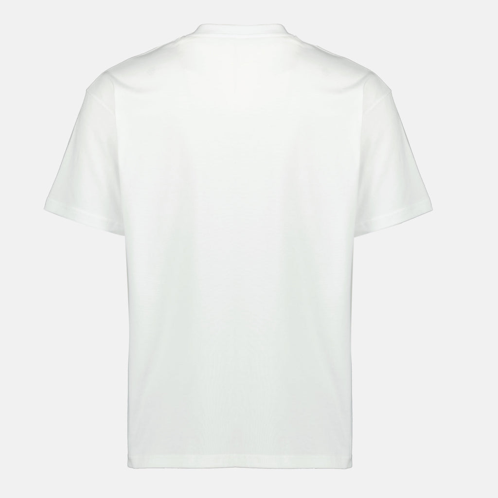 Imagen de camiseta blanca bordada de Givenchy para hombres - Temporada Primavera-Verano 2026 - Vista trasera