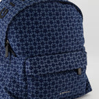 denim backpack, Essential U collection, designer backpack, stylish accessories, practical design