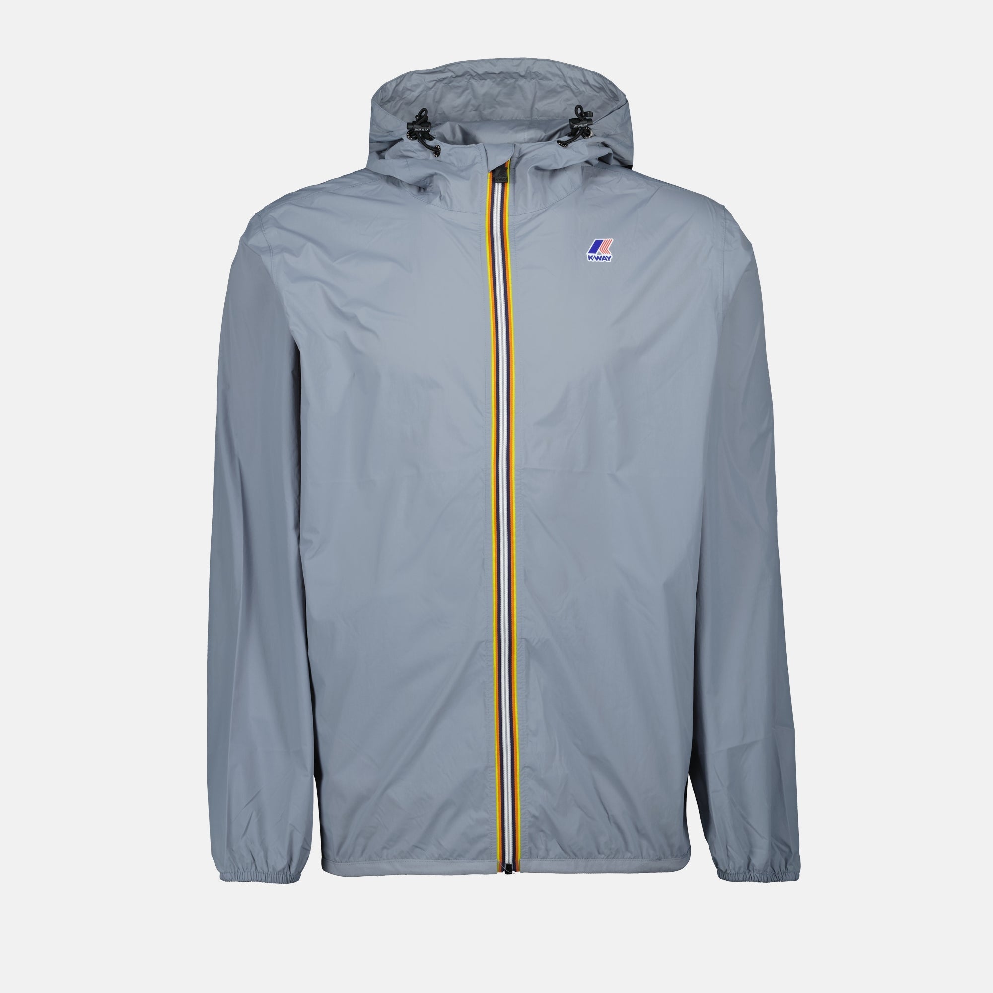K-Way windbreaker, Le vrai 3.0 Claude, grey windbreaker, unisex jacket, breathable outerwear