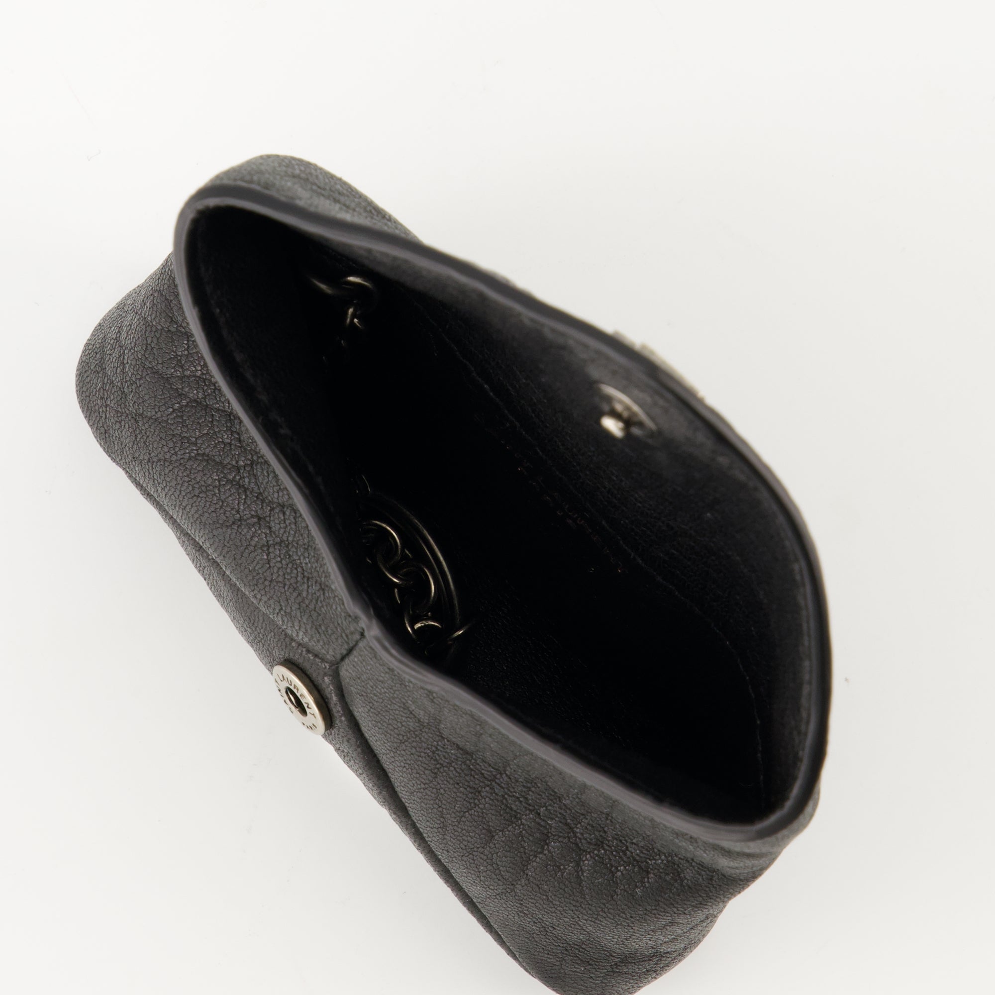 Saint Laurent, Cassandre Key Holder, leather accessories, men's key holder, luxury leather goods