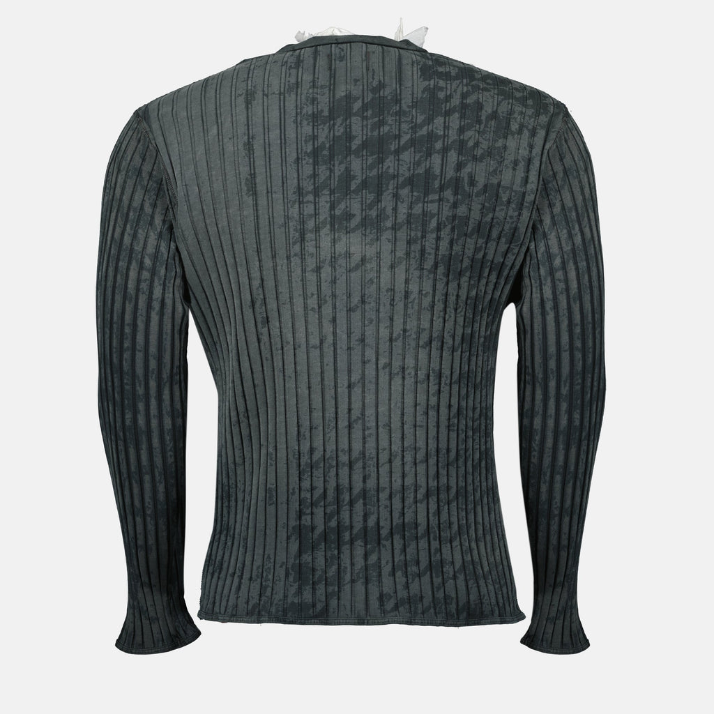 Diesel Long Sleeve T-Shirt, Cotton Elastane T-Shirt, Men's T-Shirt, Autumn Winter Collection, Stylish Casual Wear