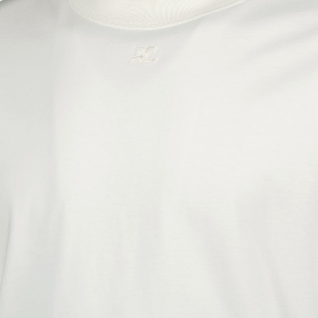 oversized white t shirt courreges men 15468735791484