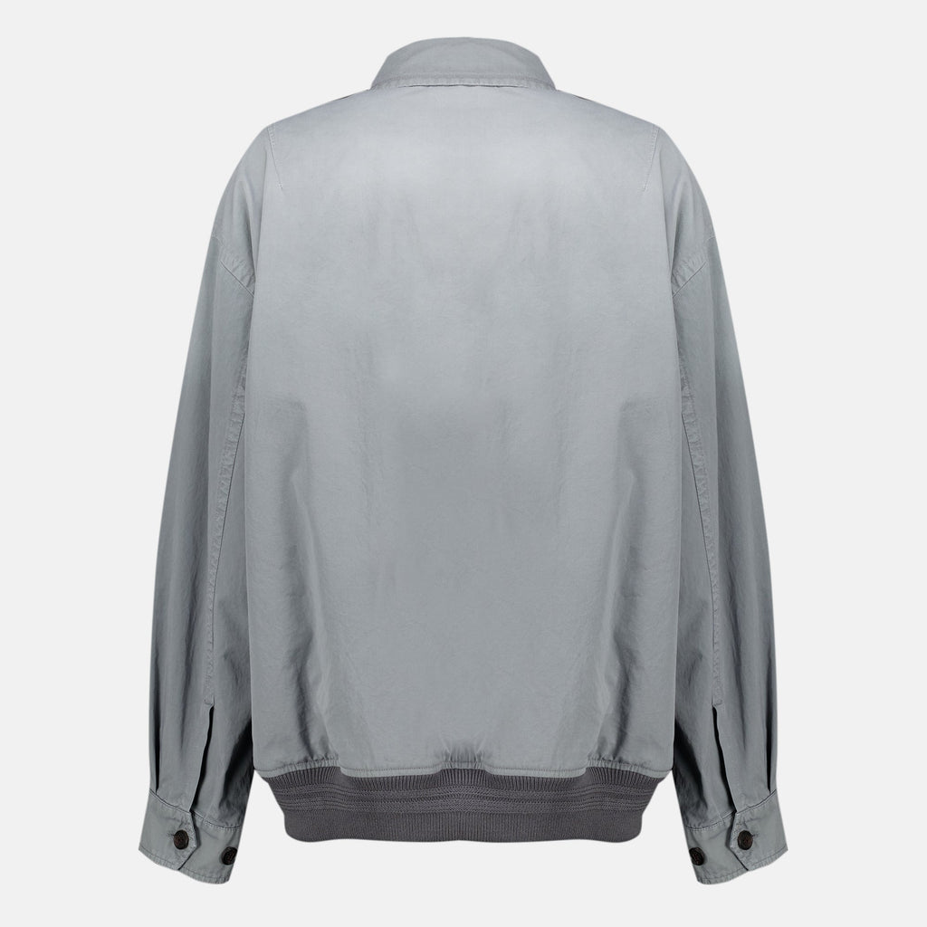 Sergé Blouson Vieilli Grey