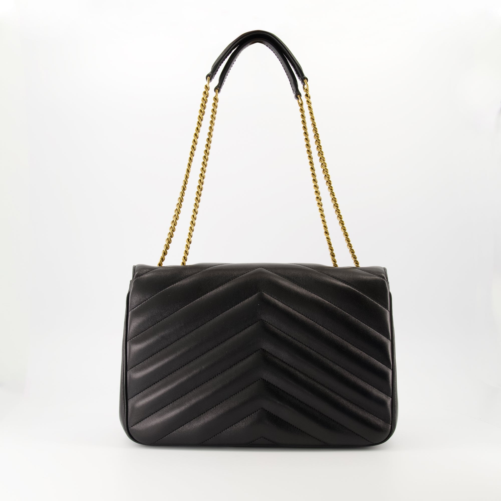 Image of Le Sac Loulou Large by Saint Laurent for Women - Season Spring-Summer 2025 - Back View