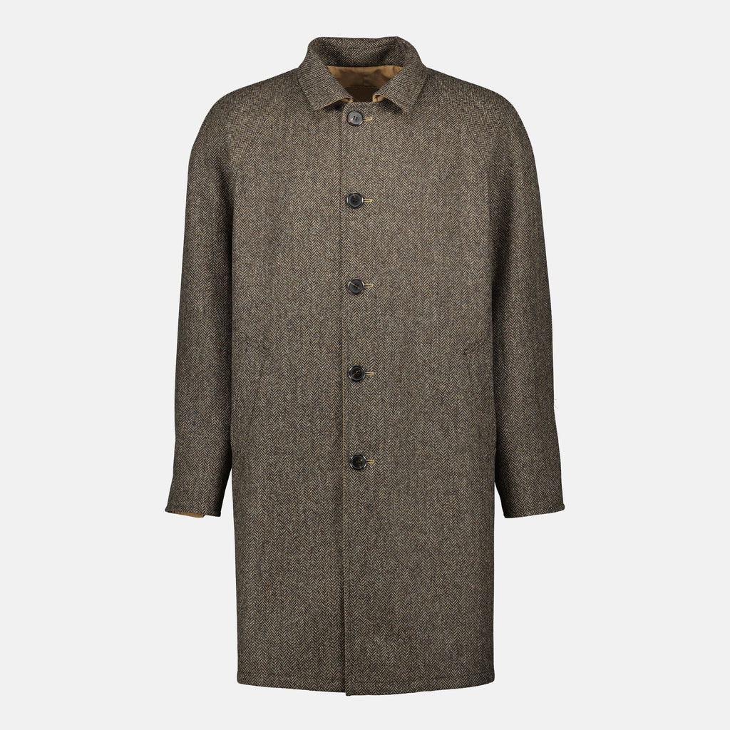 리버시블 베이지 코트