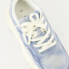 Immagine delle sneakers in denim Wave di Iro per donne - Stagione Primavera-Estate 2025 - Vista dettagliata dall'alto