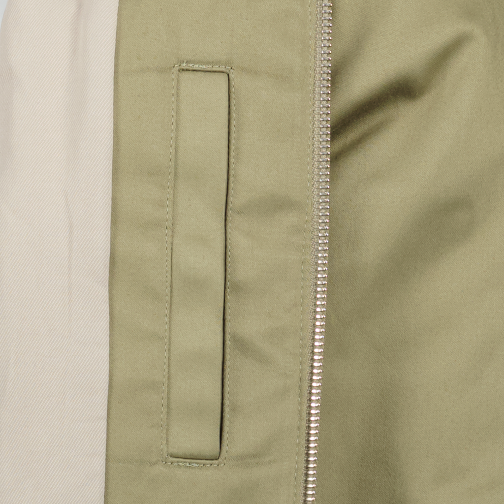 Ami de Coeur jacket, zipped jacket, kaki jacket, contemporary design, men's fashion