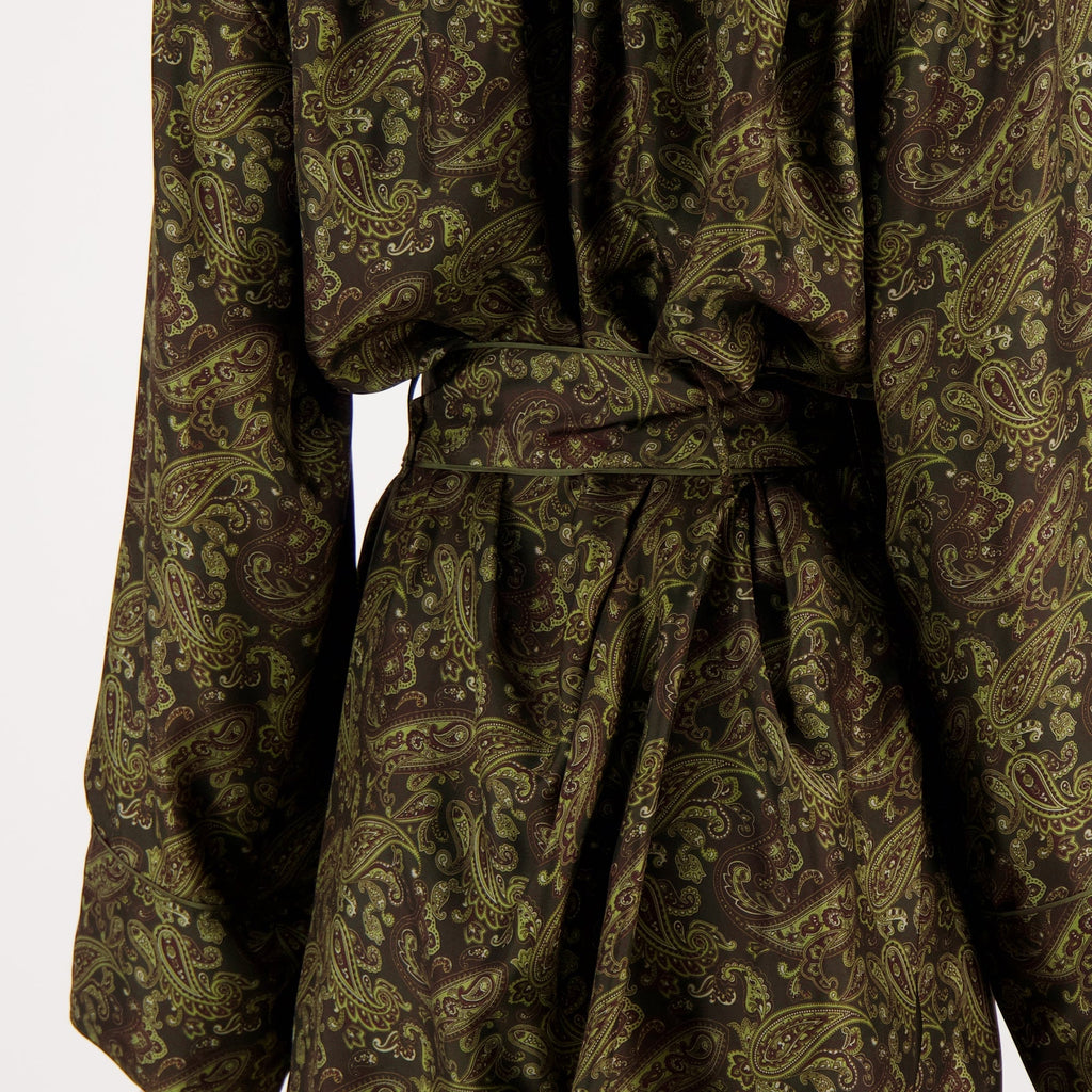 robe lavalliere en soie saint laurent women 15228130427260