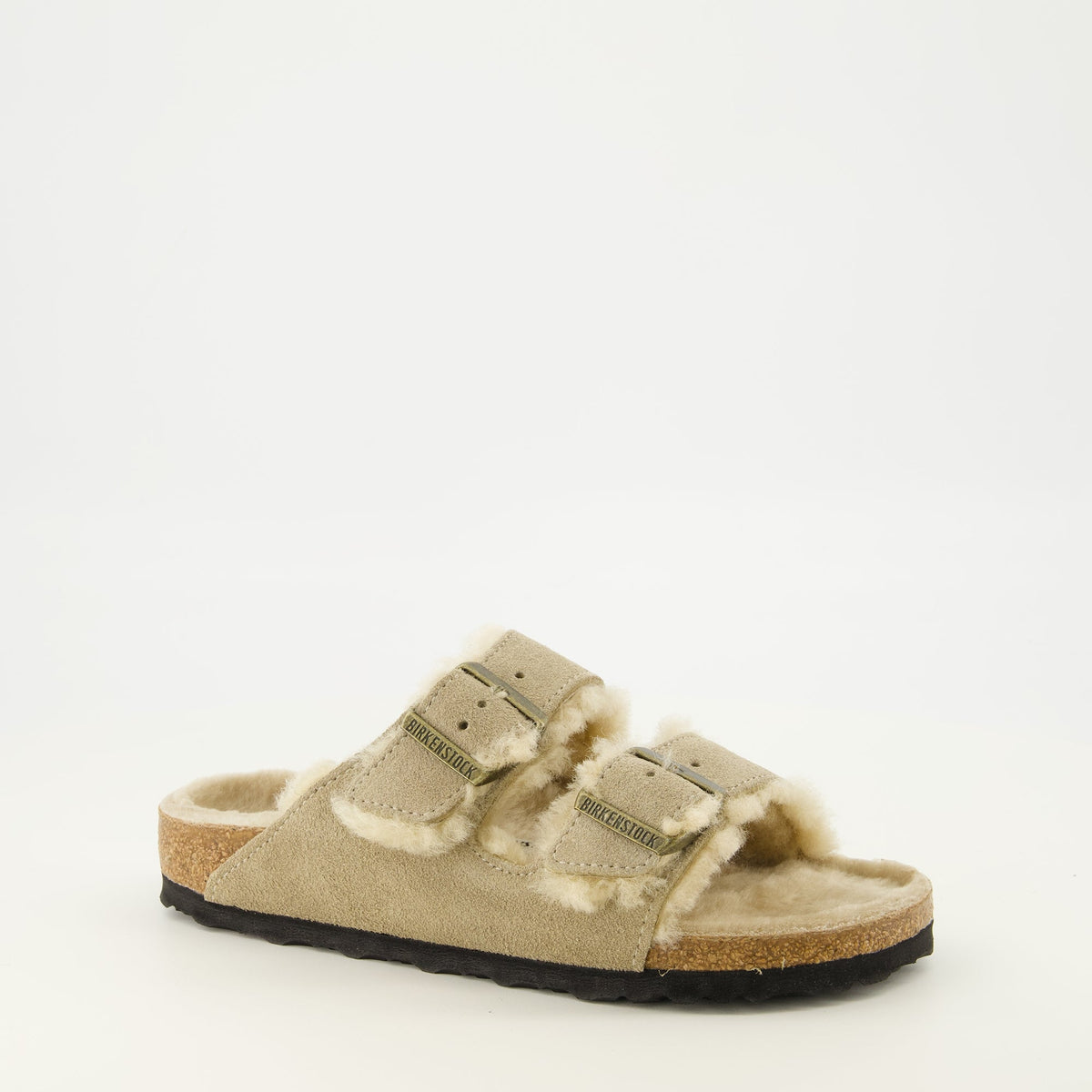 Arizona Fur Sandals Beige
