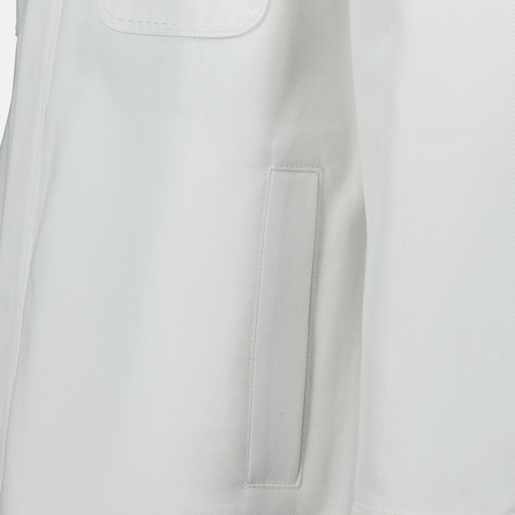 white denim jacket, Fendi, men’s fashion, spring summer collection, stylish outerwear