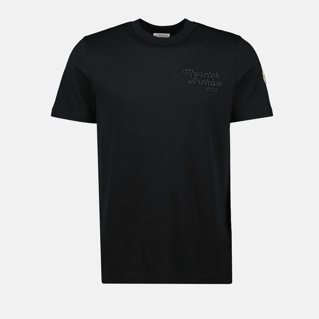 Black Embroidered Logo T-Shirt